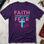 Faith Conquers Fear - Purple