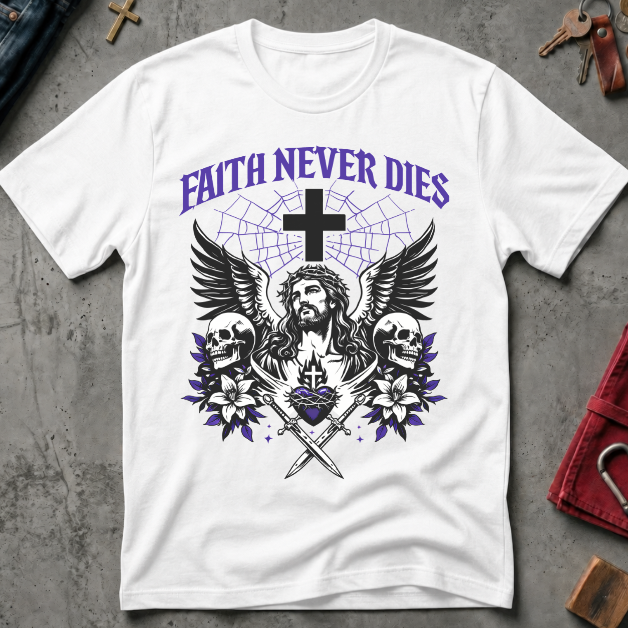 Faith Never Dies - White