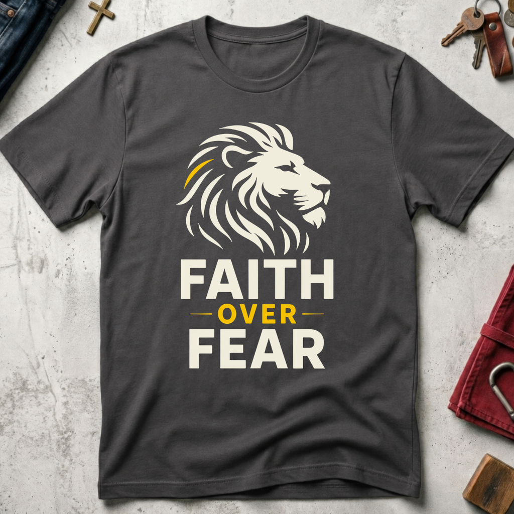 Faith Over Fear - Charcoal