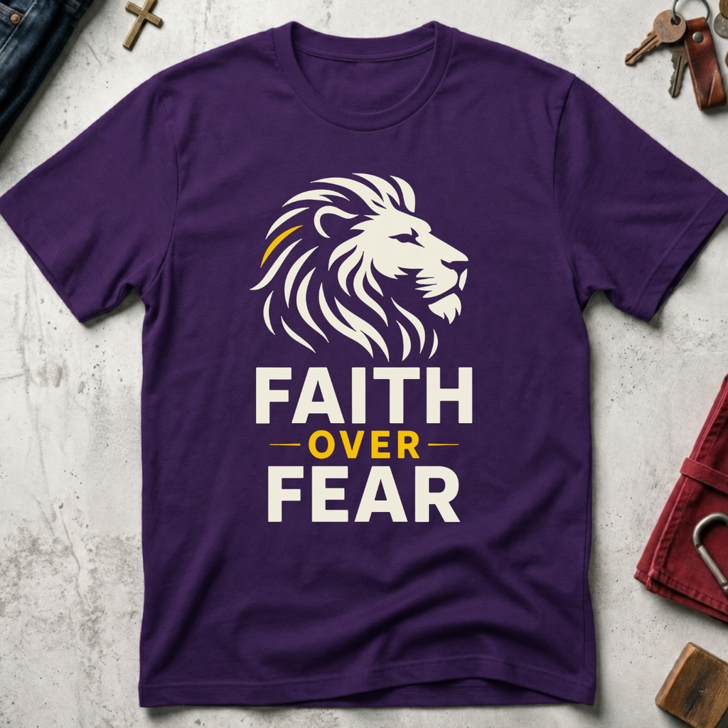 Faith Over Fear - Purple