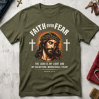 Faith Over Fear - Military Green