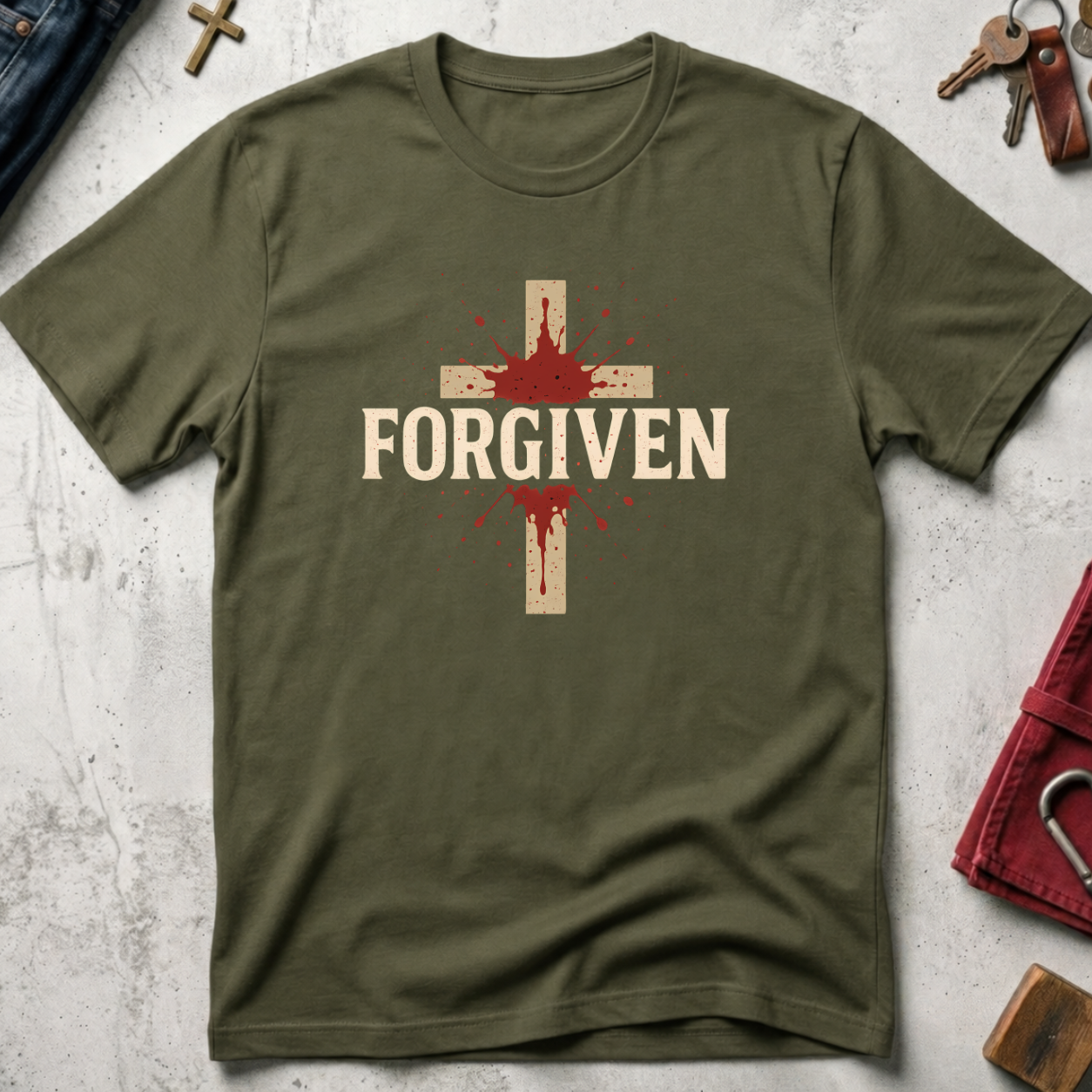 Forgiven - Military Green
