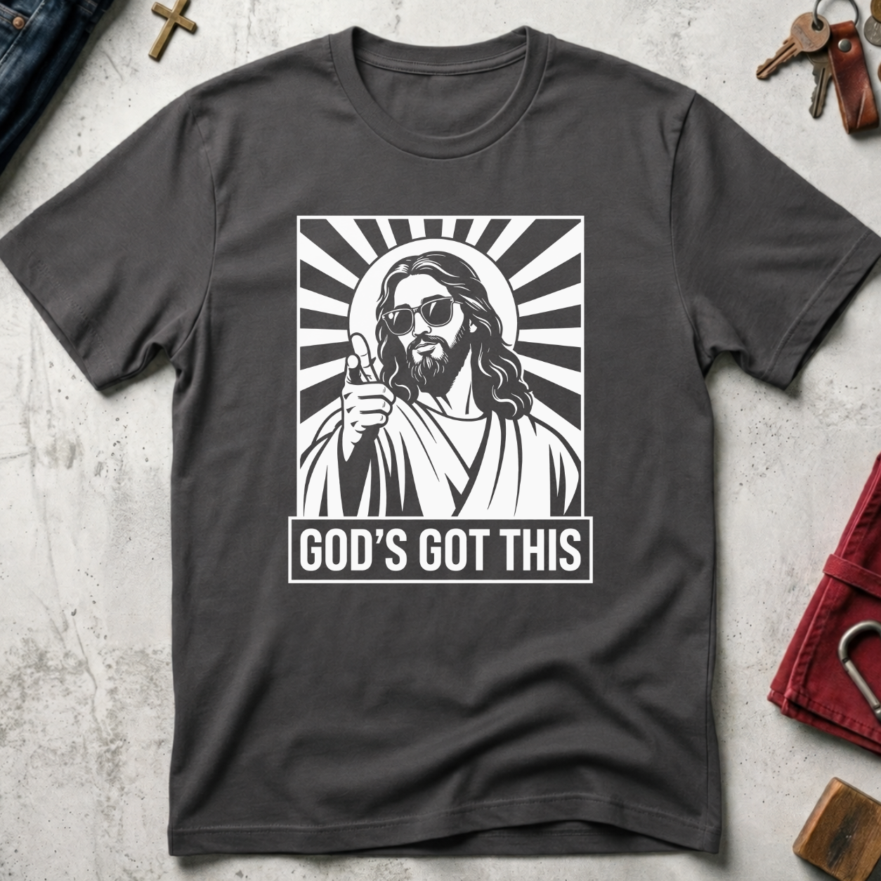 God's Got This - Charcoal
