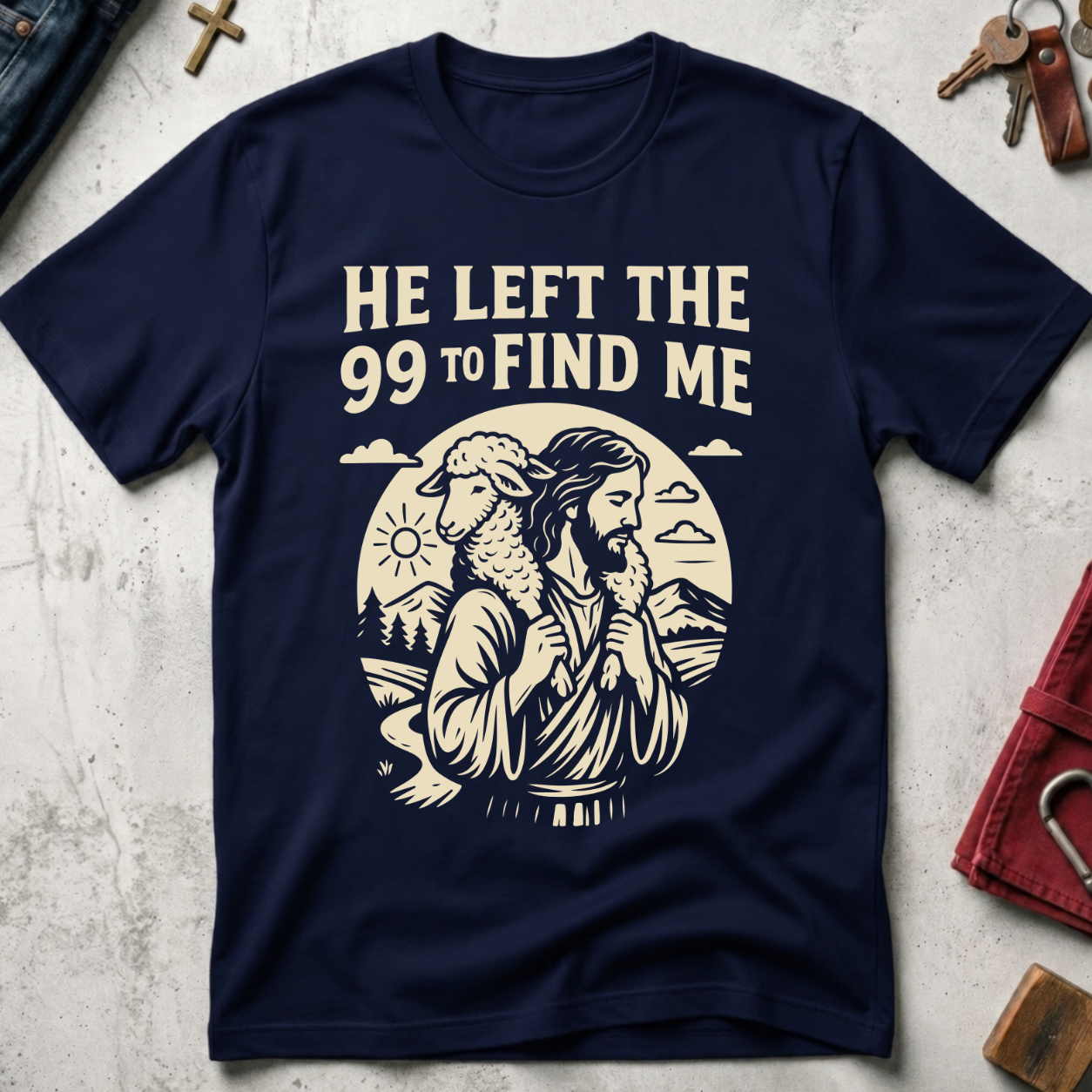 He Left the 99 to Find Me - Navy