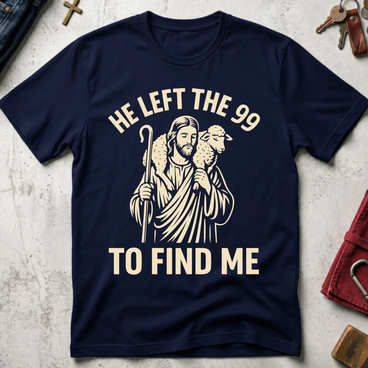 He Left the 99 to Find Me - Navy