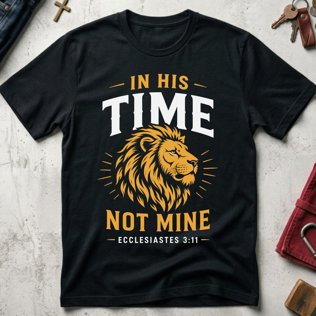 In His Time, Not Mine - Black