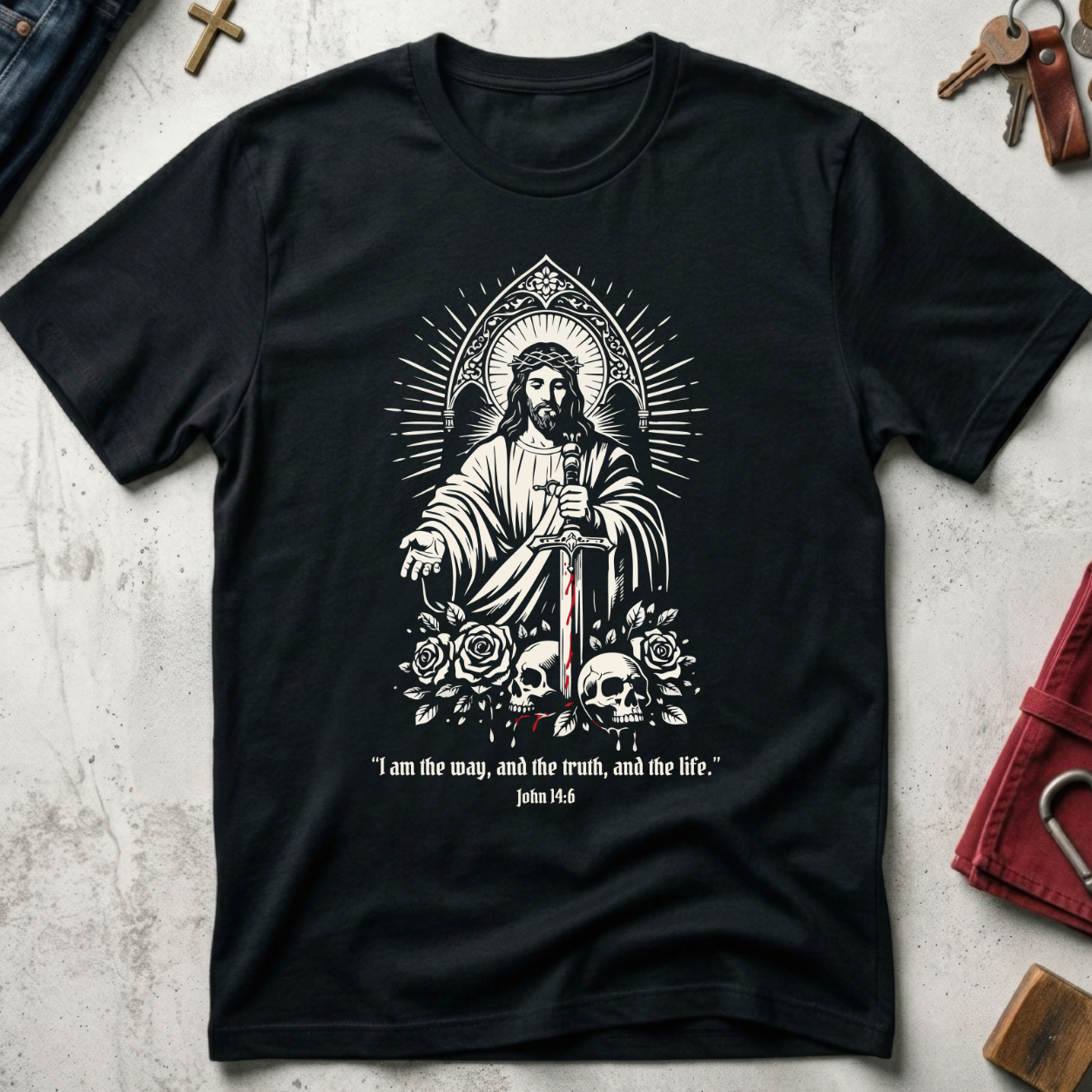 I Am the Way, the Truth, and the Life - Black