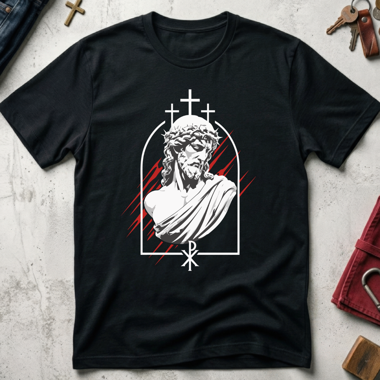 Crowned Jesus - Black
