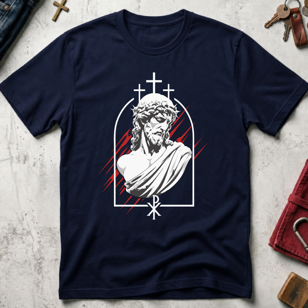 Crowned Jesus - Navy