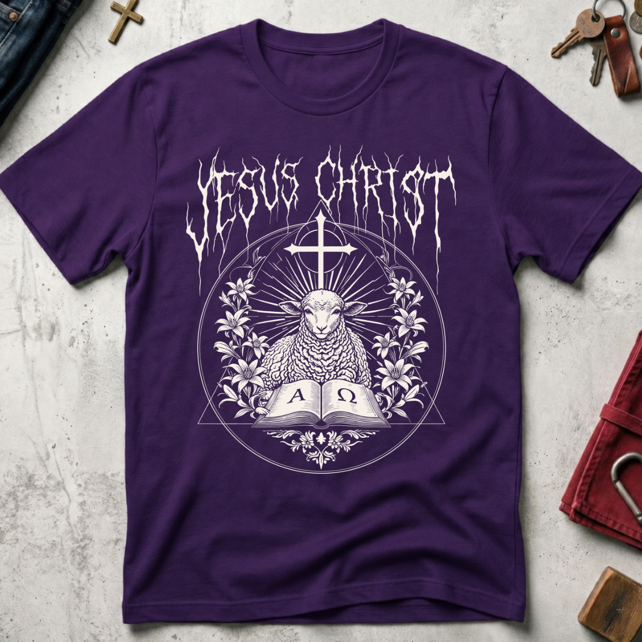 Jesus Christ, Lamb of God - Purple