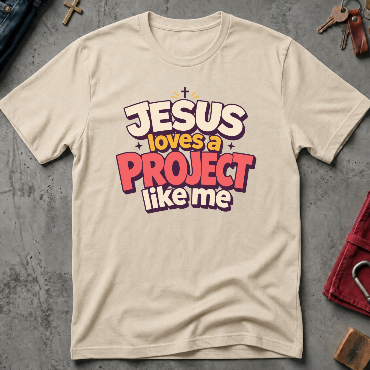 Jesus Loves a Project Like Me - Sand