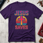 Jesus Saves - Purple