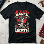 Jesus Saves, Death Is Defeated - Black