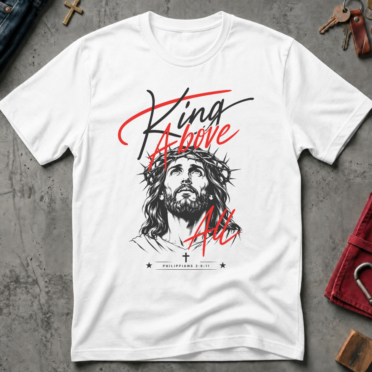 King Above All - White