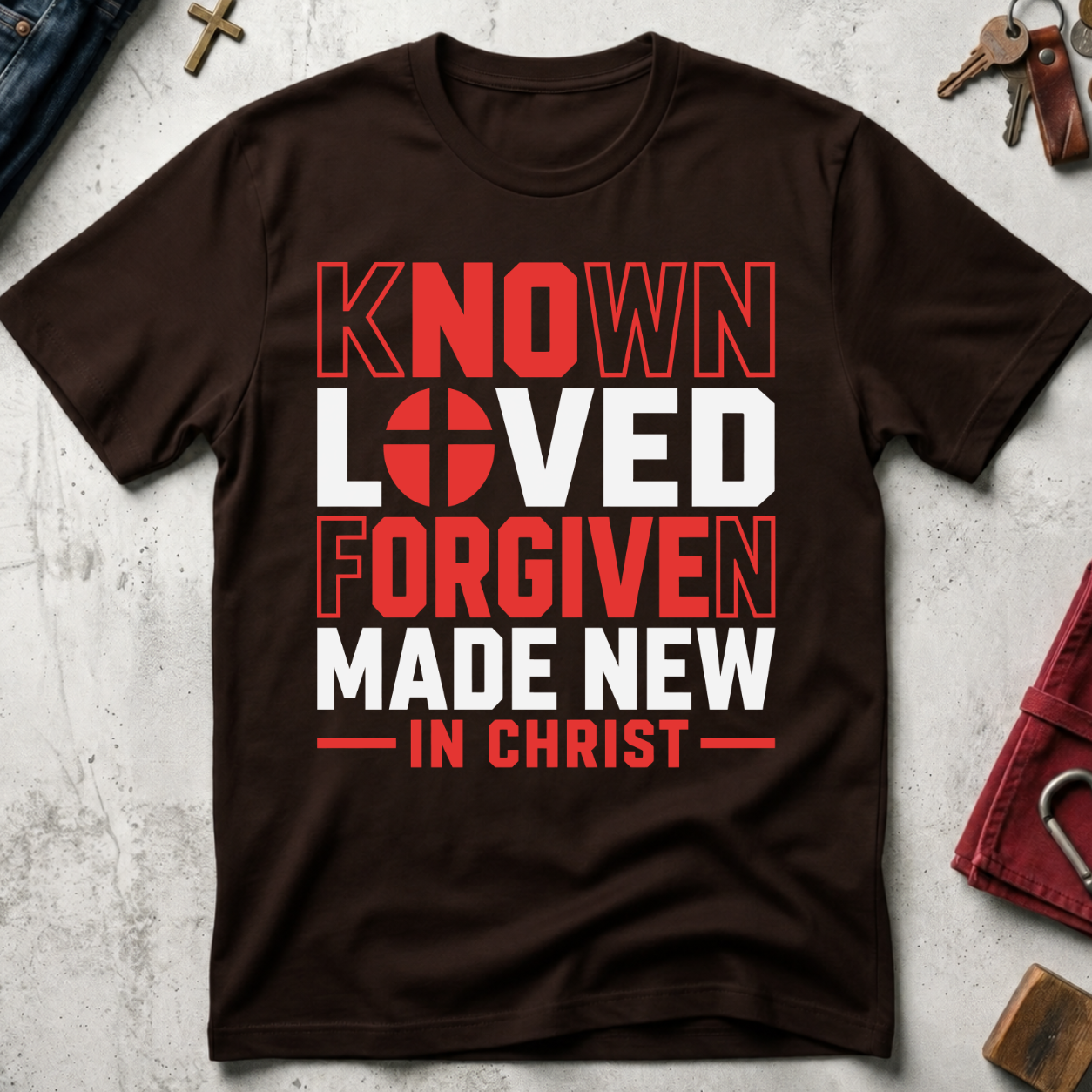 Known, Loved, Forgiven, Made New in Christ - Dark Chocolate