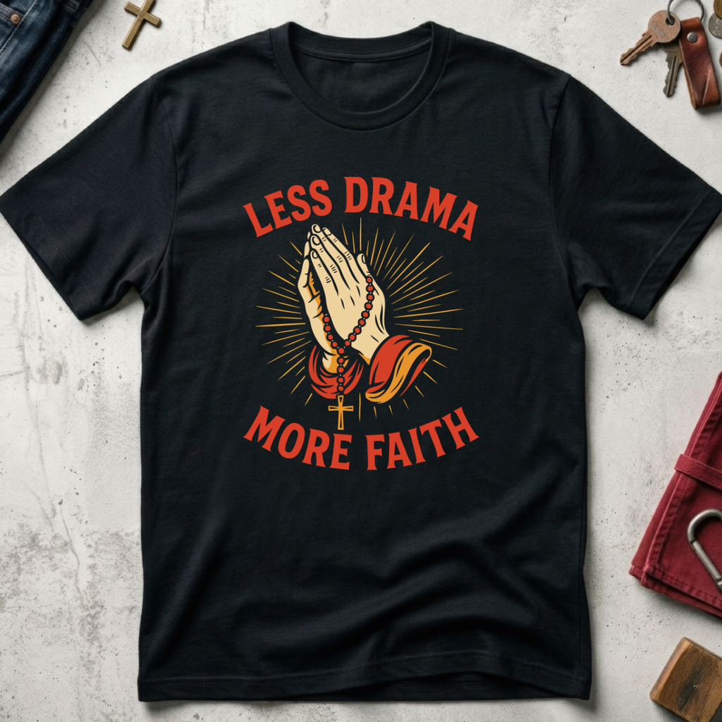 Less Drama, More Faith - Black