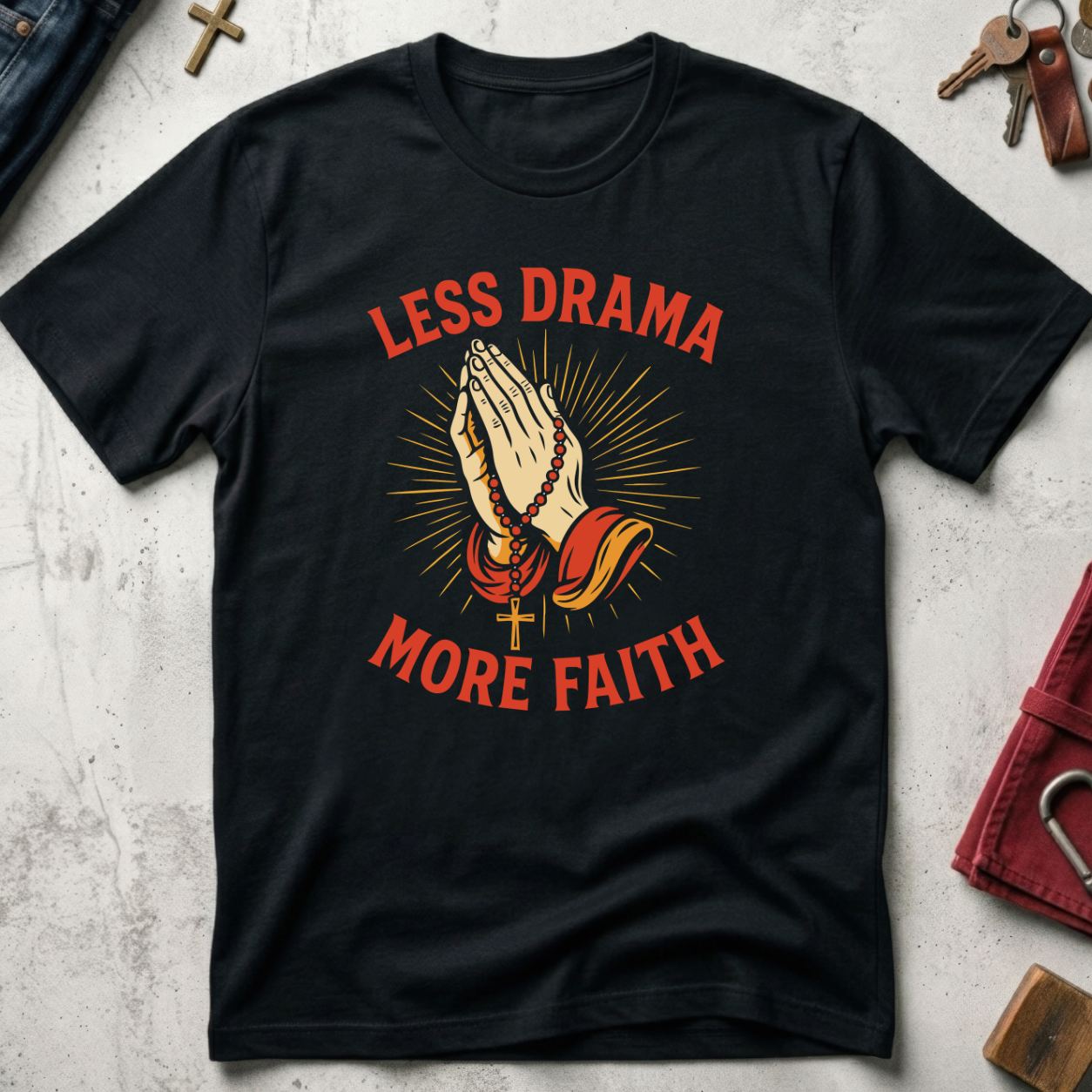 Less Drama, More Faith - Black
