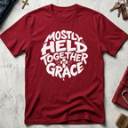 Mostly Held Together by Grace - Cardinal Red