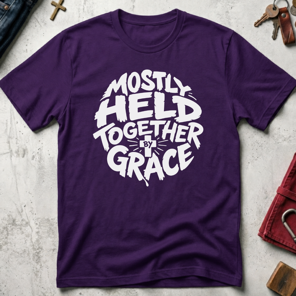 Mostly Held Together by Grace - Purple