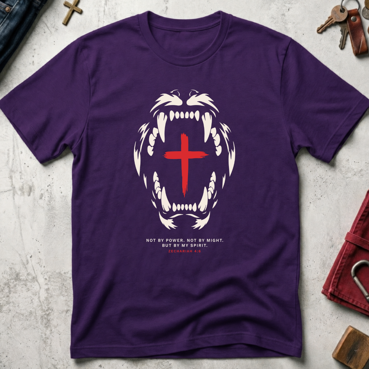 Not by Power, Not by Might - Purple