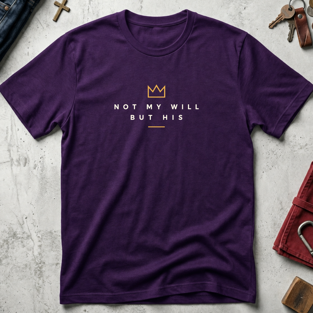 Not My Will but His - Purple