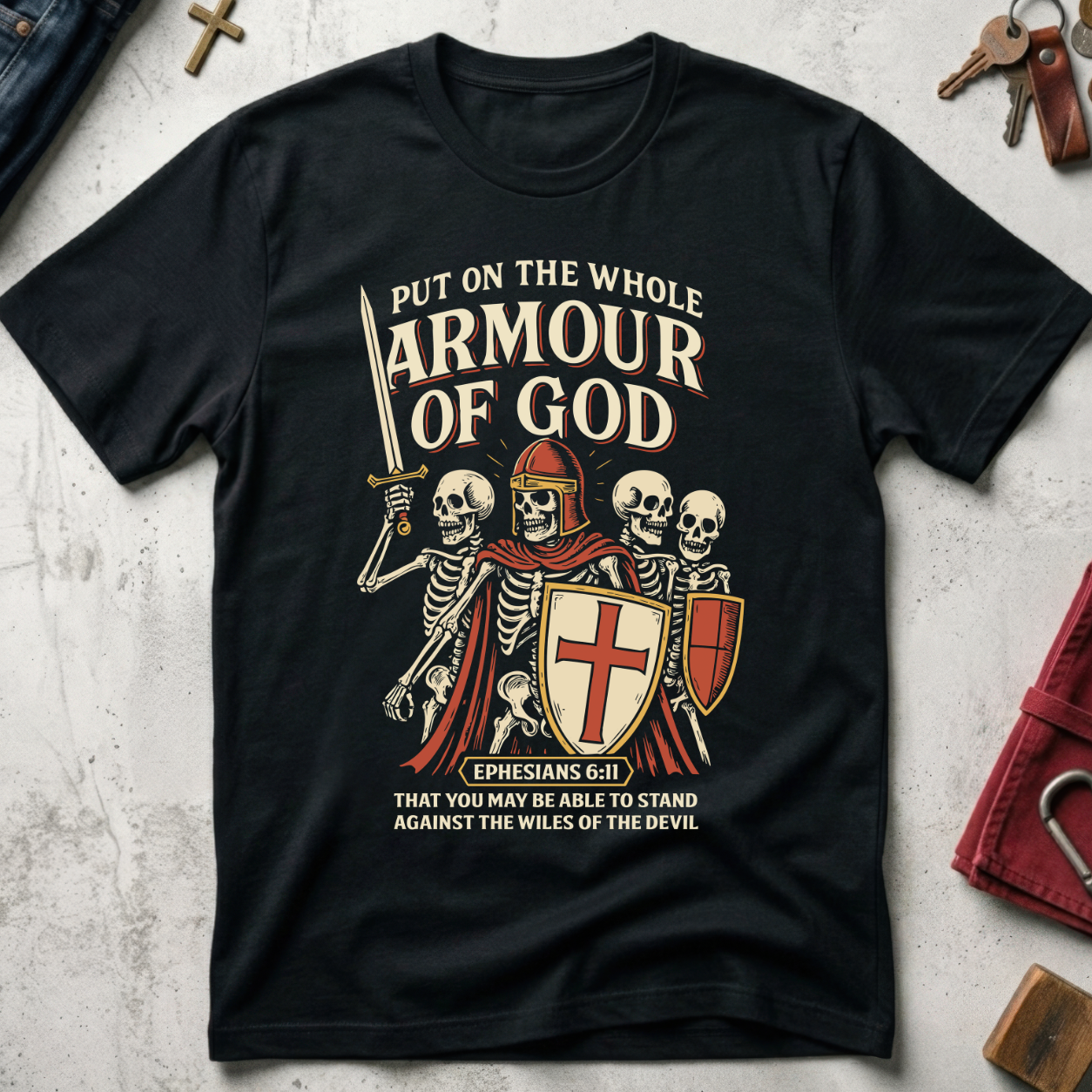 Put On the Whole Armor of God - Black