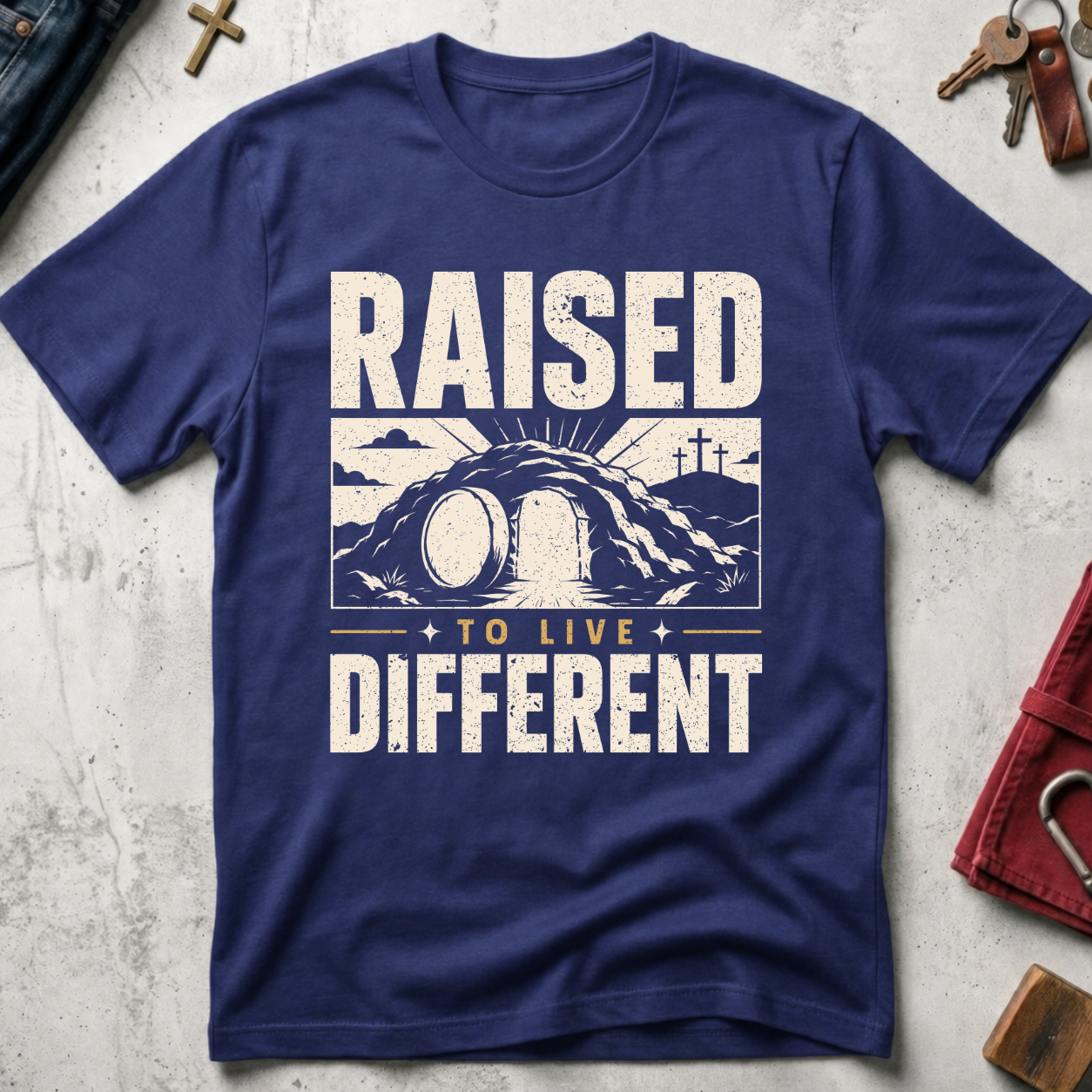 Raised to Live Different - Metro Blue