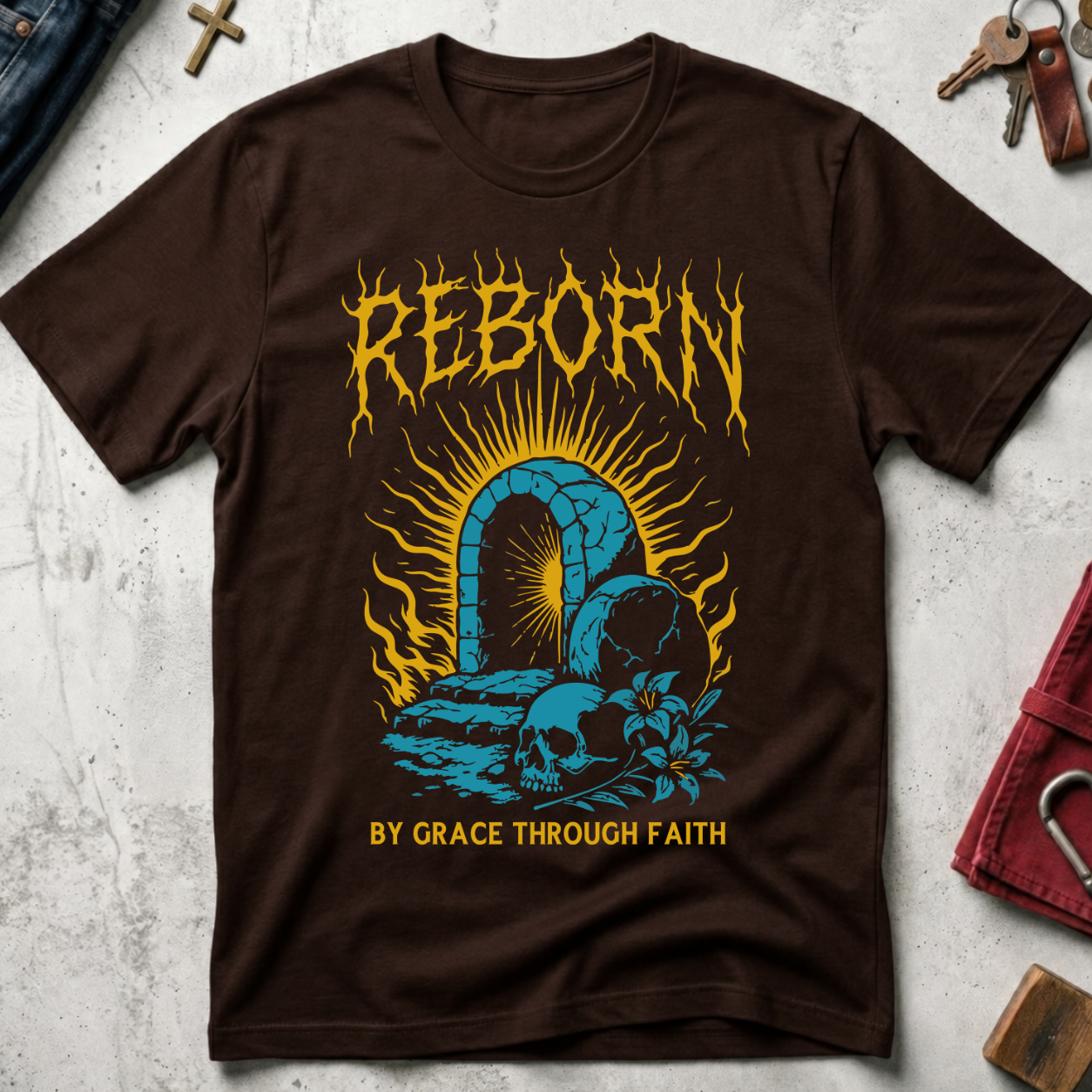 Reborn by Grace Through Faith - Dark Chocolate