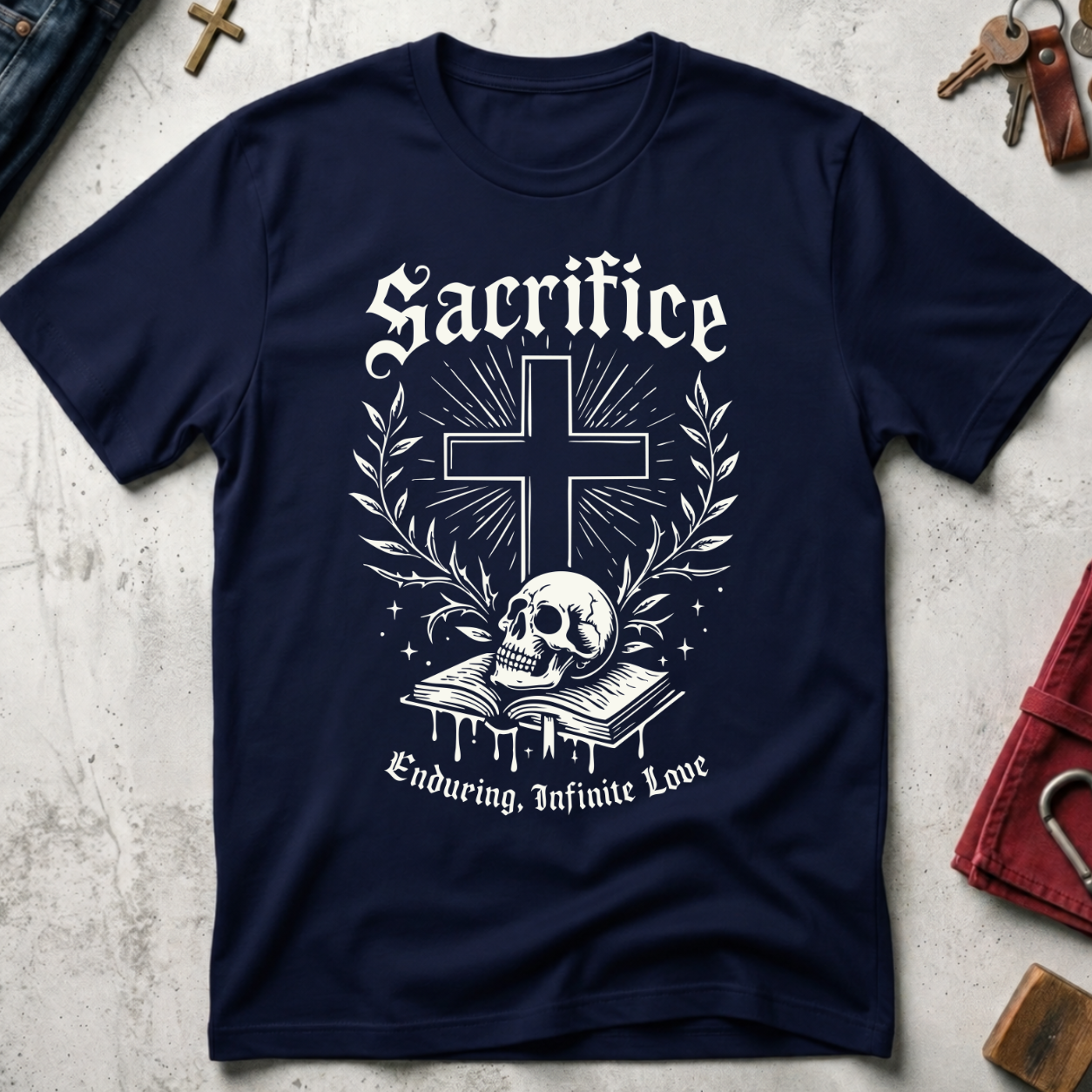 Sacrifice, Enduring Infinite Love - Navy