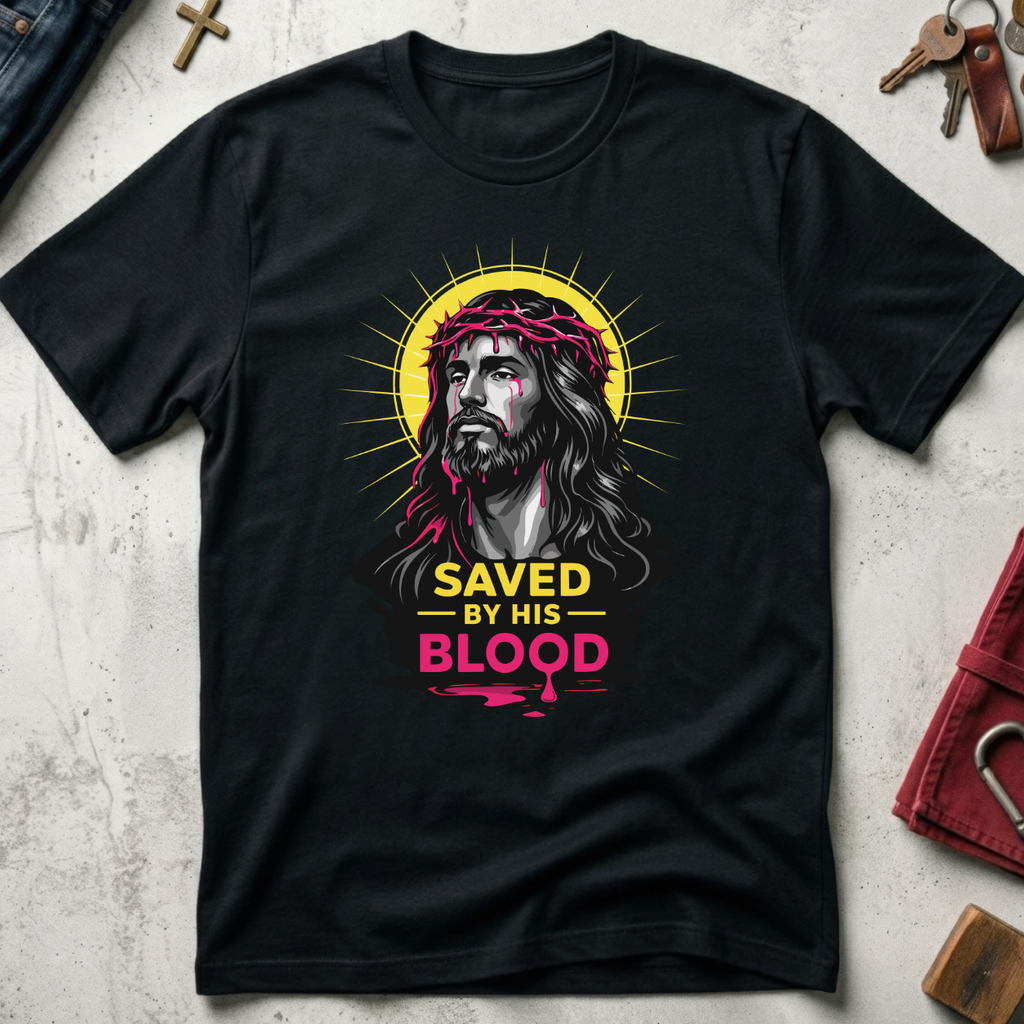 Saved by His Blood - Black