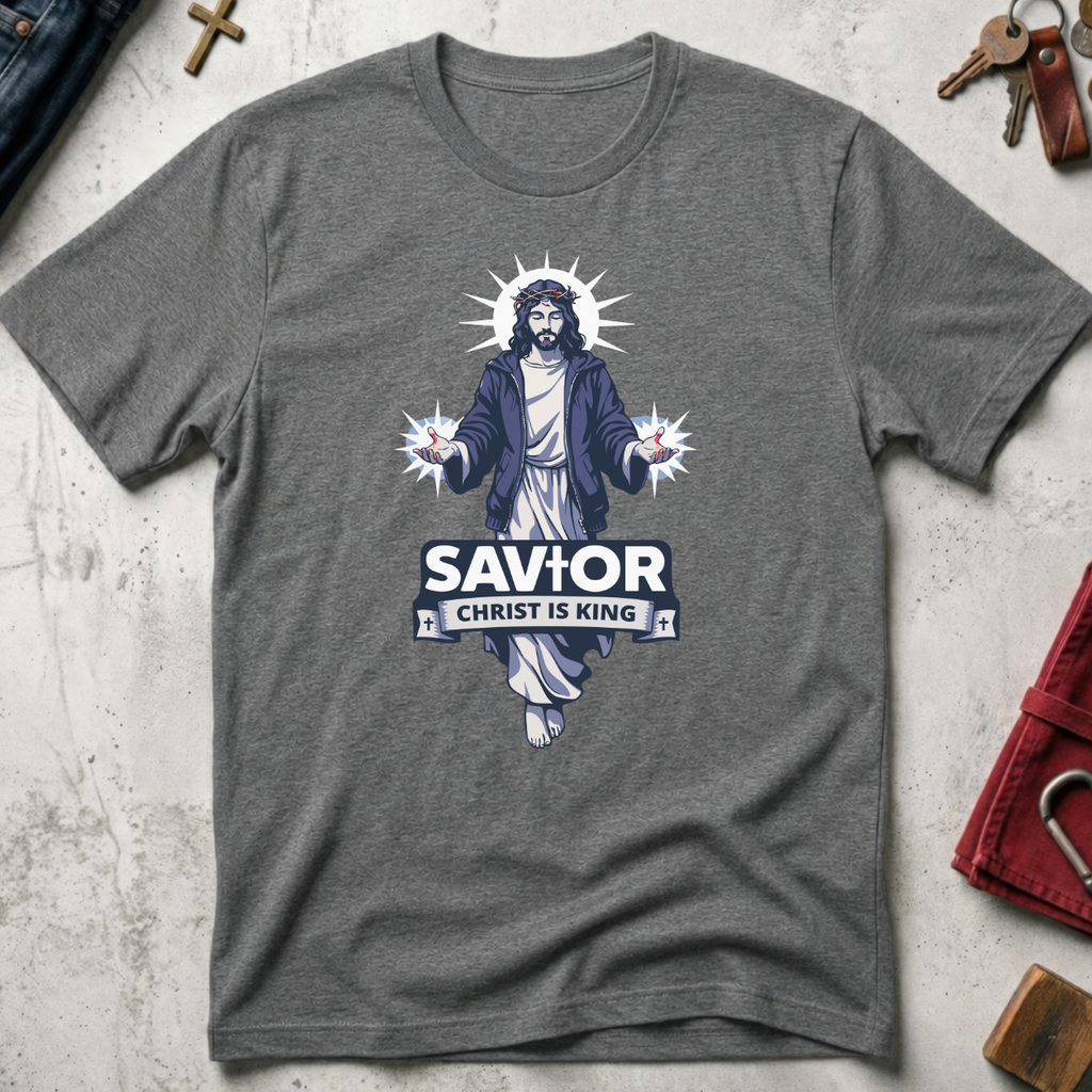 Savior, Christ Is King - Graphite Heather