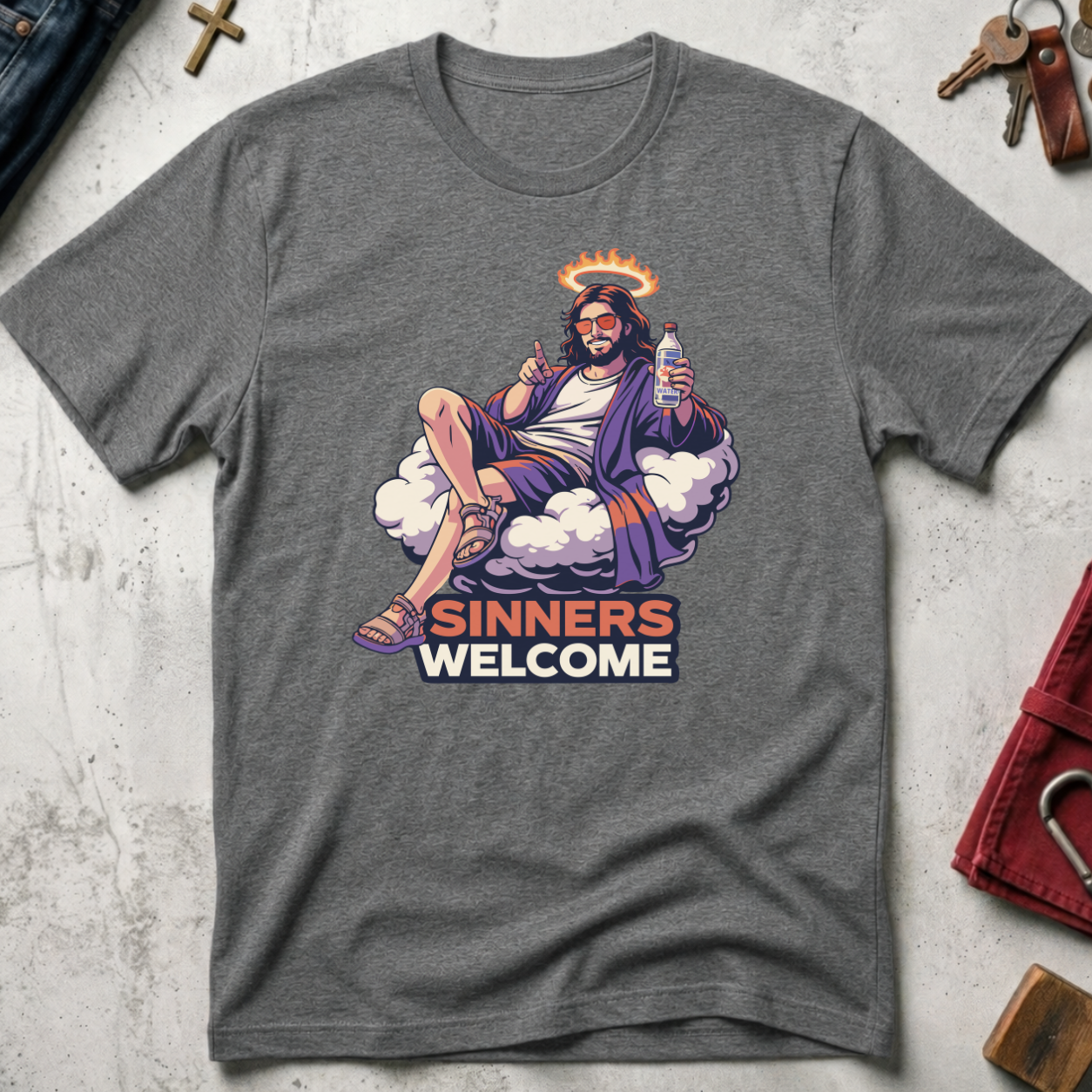 Sinners Welcome - Graphite Heather