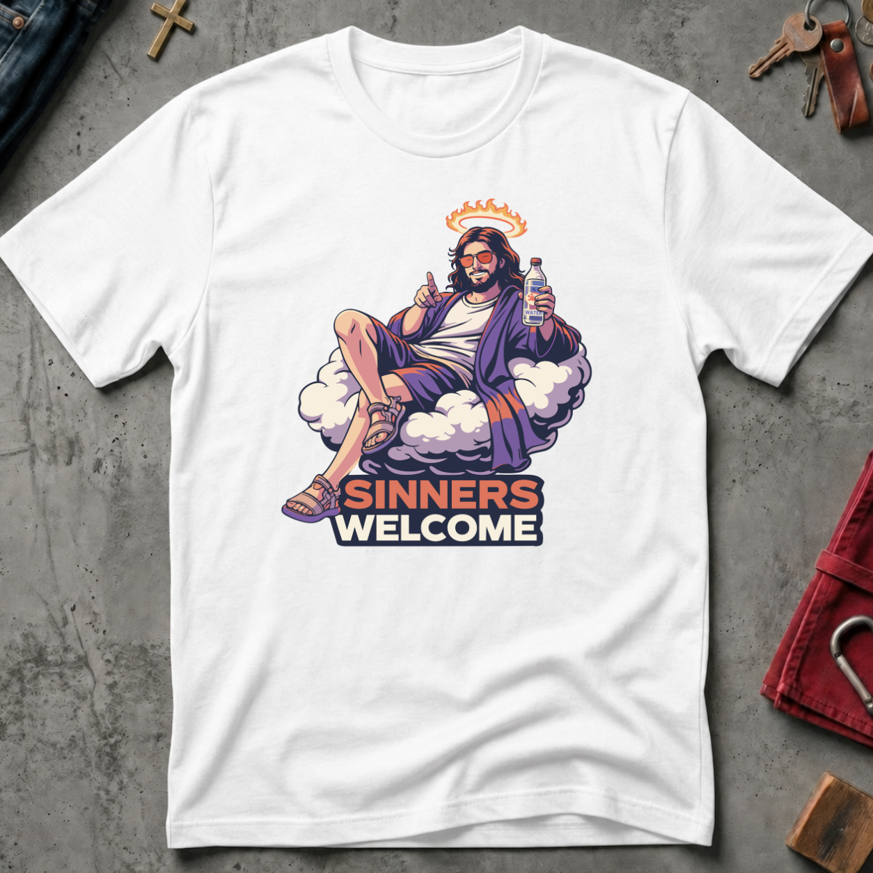 Sinners Welcome - White