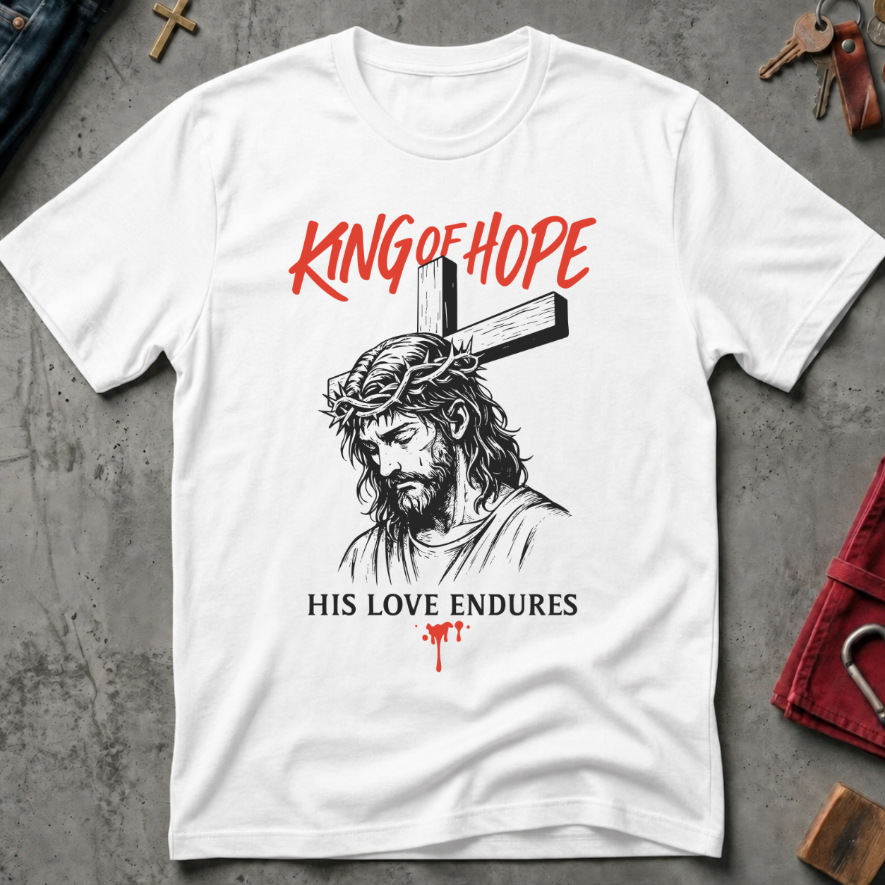 King of Hope, His Love Endures - White