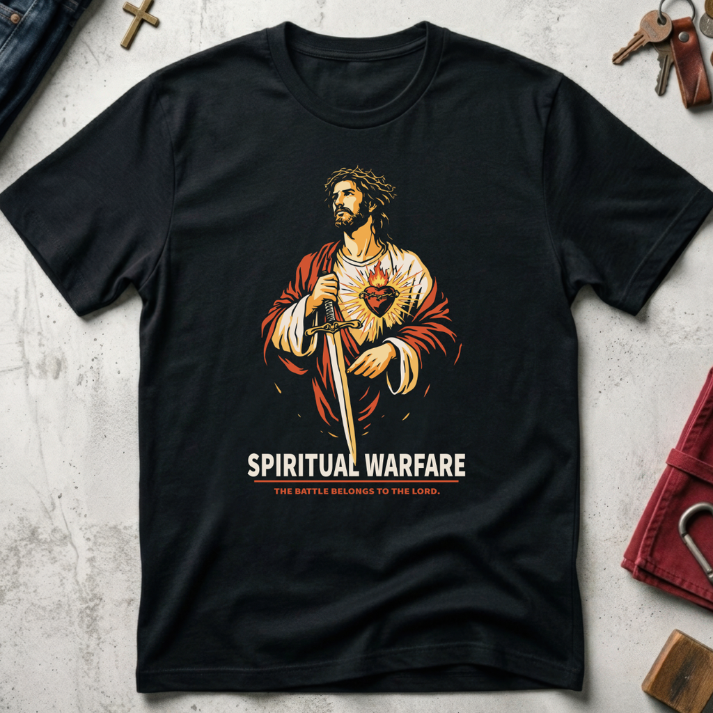 Spiritual Warfare, the Battle Belongs to the Lord - Black