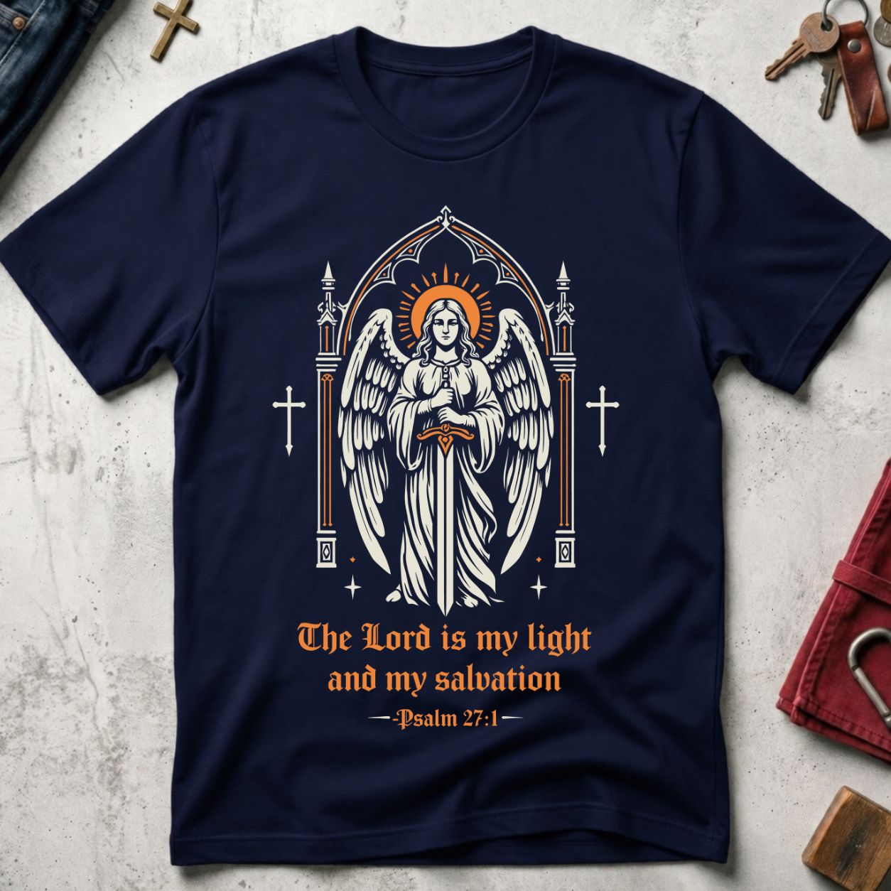 The Lord Is My Light - Navy