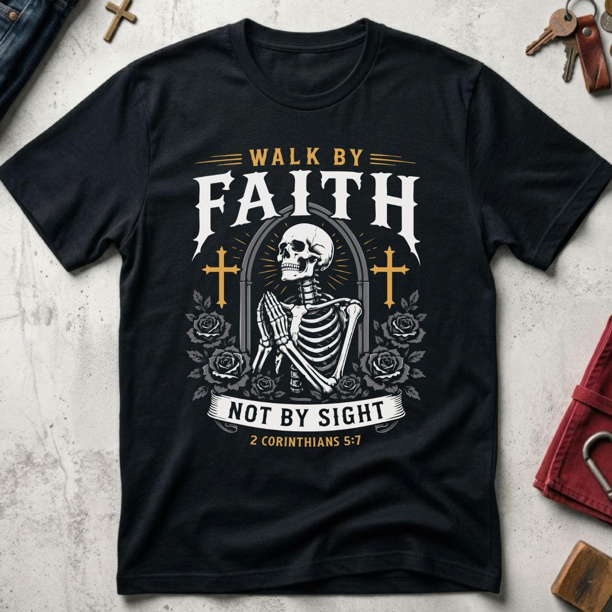 Walk by Faith, Not by Sight - Black