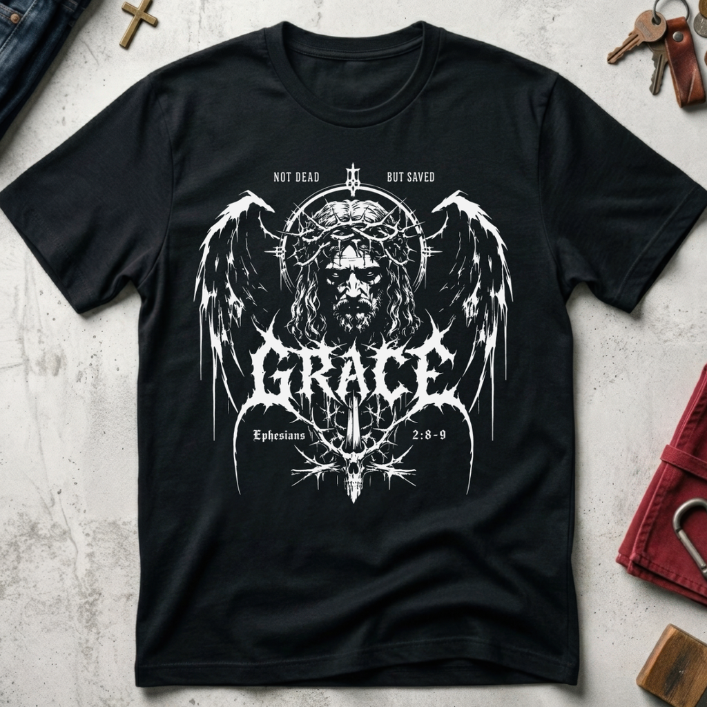Saved by Grace - Black