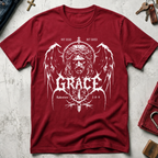 Saved by Grace - Cardinal Red